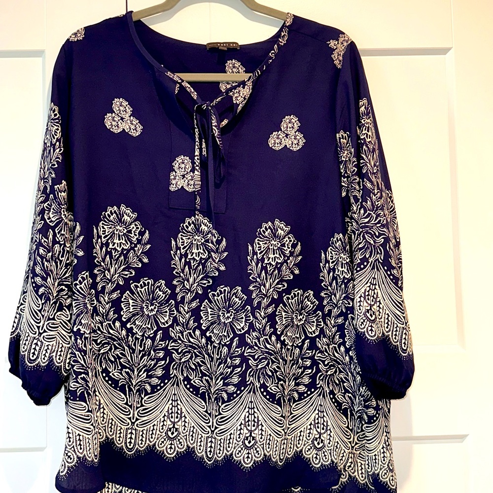 West Keu Blouse size Lg
